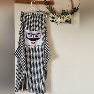 Like new Oversized dress houndstooth pattern